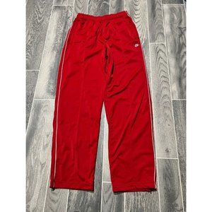 Mens Vintage Nike Gym Pants Workout Running Size Medium Red